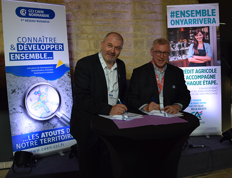 Partenariat Crédit Agricole & CCI Caen Normandie