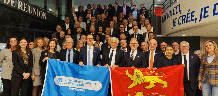 Election nouveau président CCI Normandie - Mars 2024