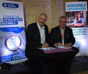 Partenariat Crédit Agricole & CCI Caen Normandie
